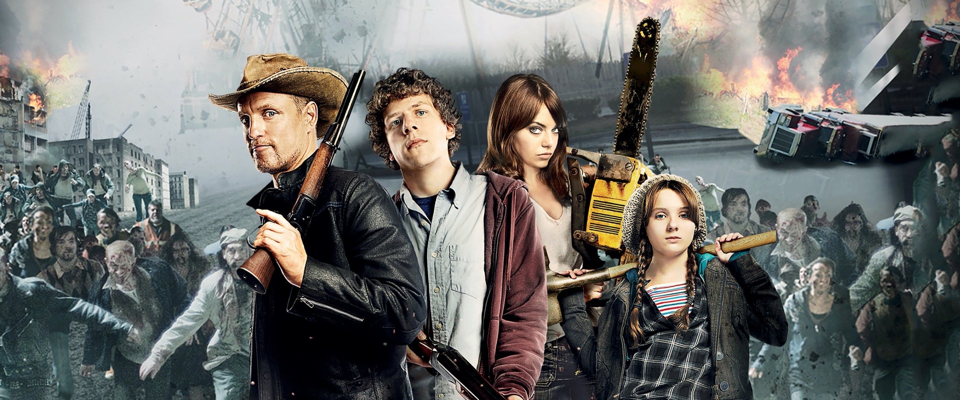 دانلود فیلم Zombieland 2009 (سرزمین زامبی‌ها 2009) بدون سانسور با زیرنویس فارسی